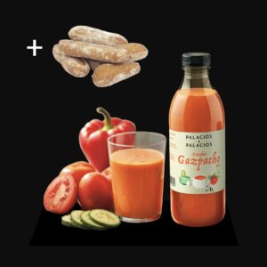 Frisches Bio-Gazpacho + Picos de Pan